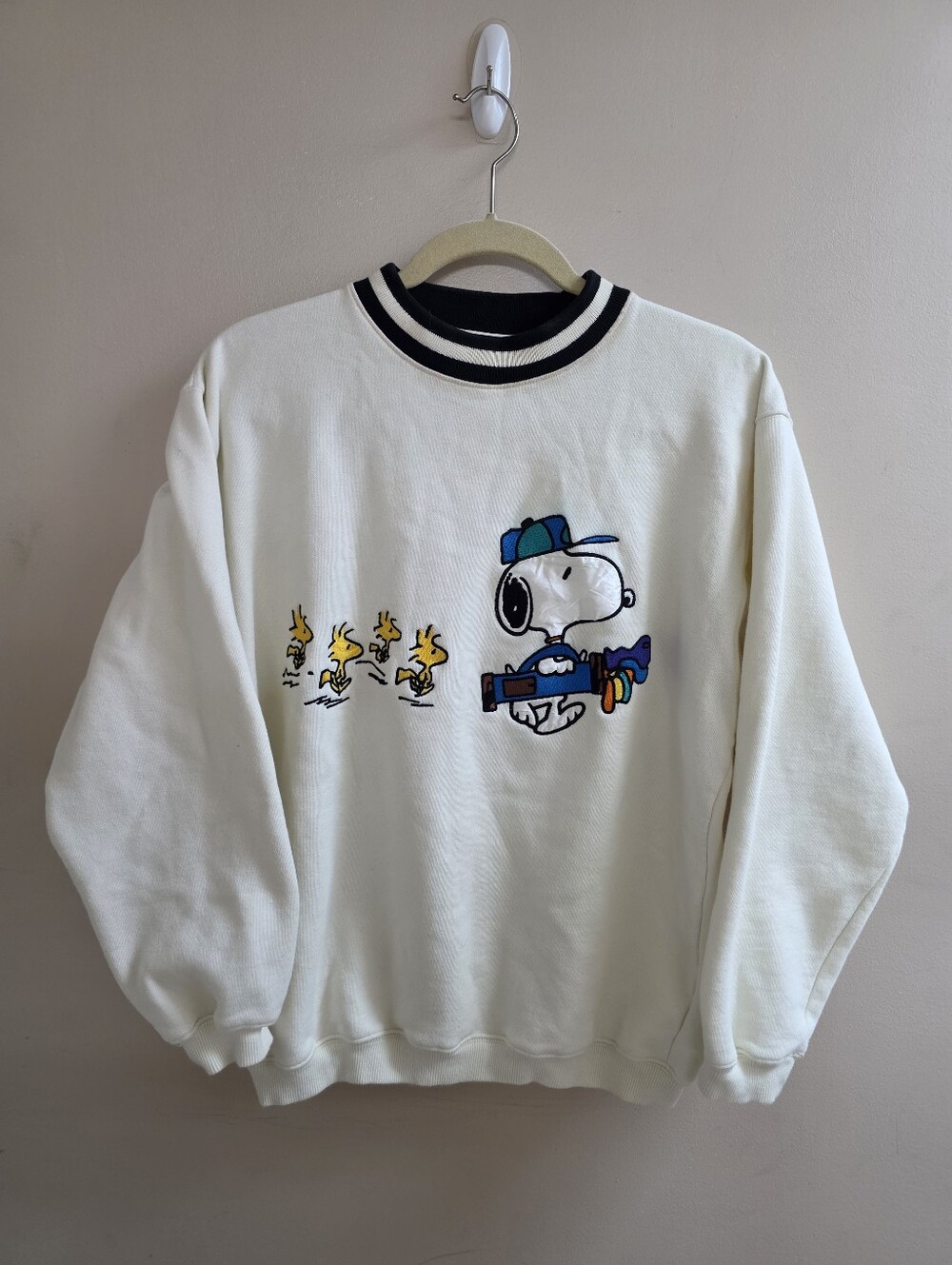 Vintage Snoopy And Friends Bill Ditfort Golf Sweatshirt Medium